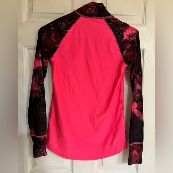 Girls bright pink long sleeve top - Picture 3 of 3